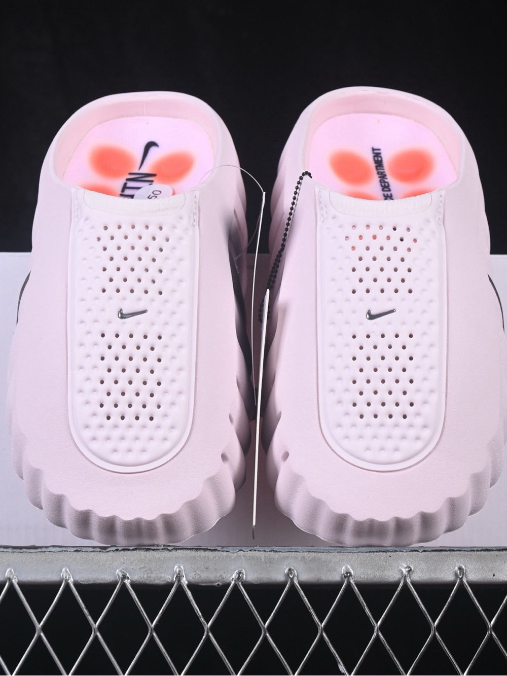 Nike Kids Light Pink Slip-On Clogs